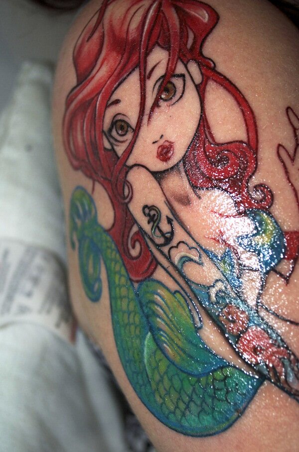 Mermaid tattoo