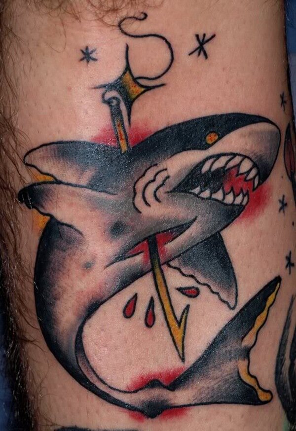 harpoon tattoo