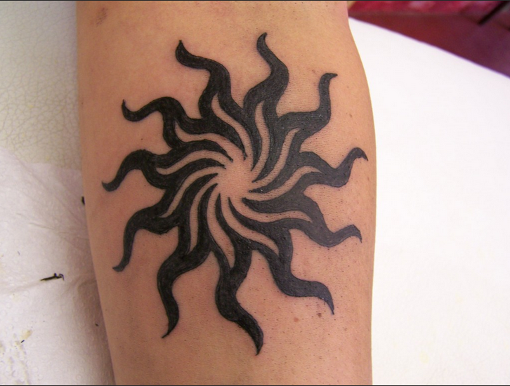 tribal sun tattoo design ideas Tattoo Designs
