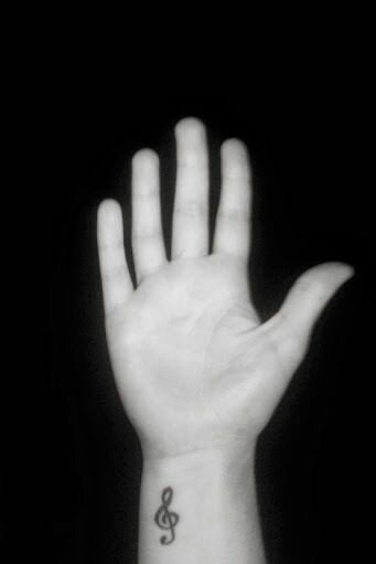 Cute Music Logo Tatoo 9