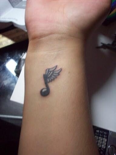 Music Bird Tattoo Design 16