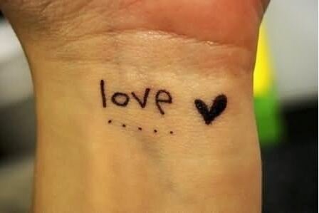 Simple Word Tattoo Design 86