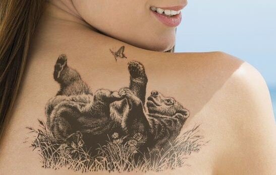 Blacked Bear Tattoo 37