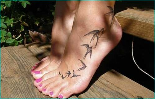 Flying Sparrow Tattoo 15